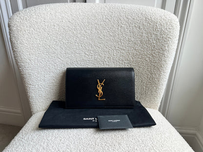 Yves Saint Laurent (YSL) Black Kate Clutch (RRP £1,190)