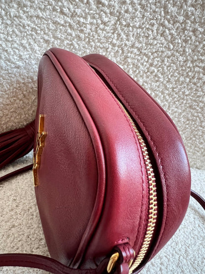 Yves Saint Laurent (YSL) Burgundy Blogger Camera Bag