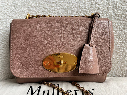 Mulberry Dark Blush Regular Lily with Gold Hardware (RRP £995)