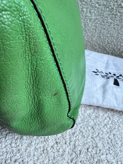 Mulberry Grass Green Regular Lily with Gold Hardware (RRP £895)