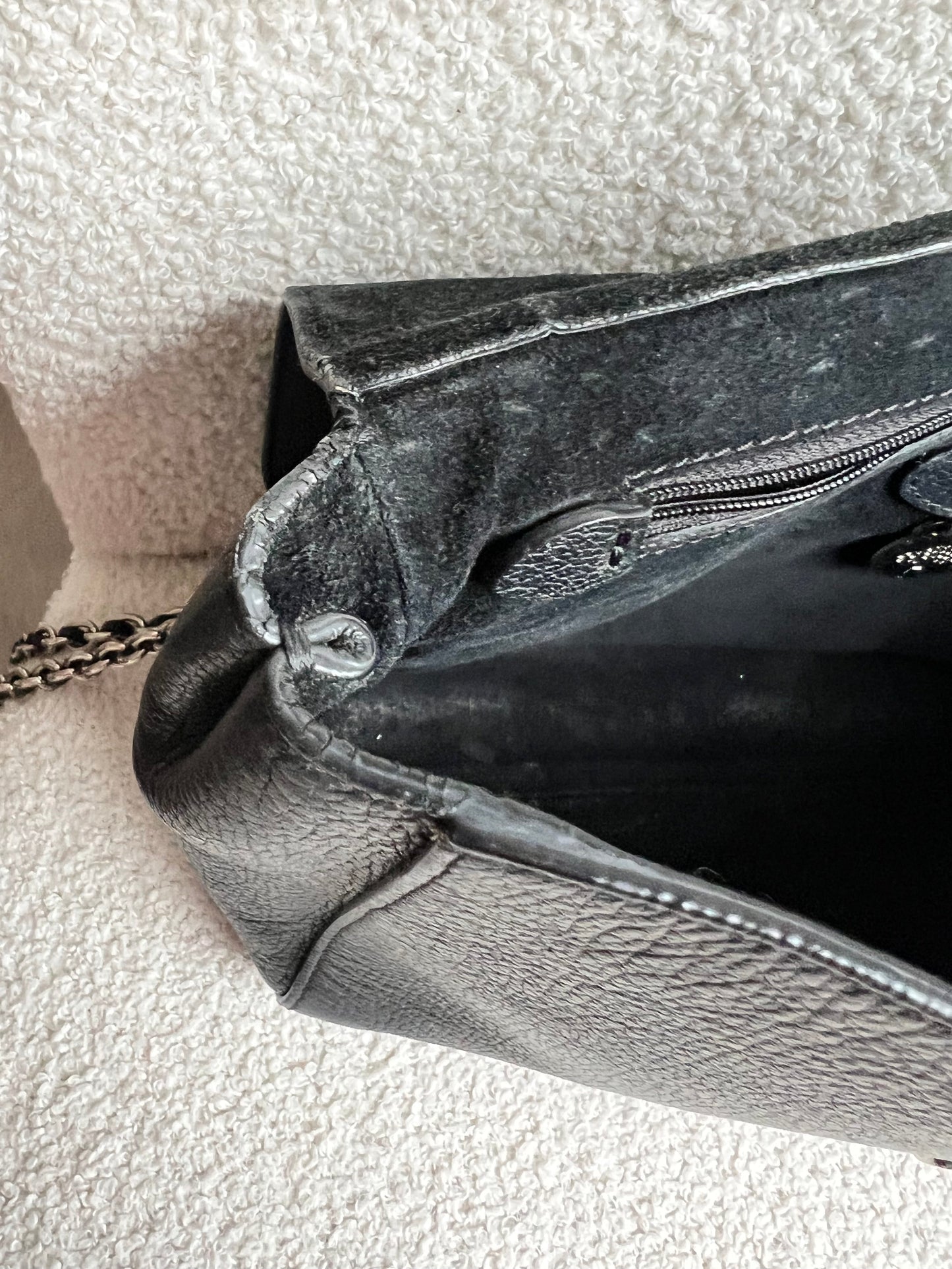 Mulberry Black Medium Lily with Silver Hardware (RRP £1095)
