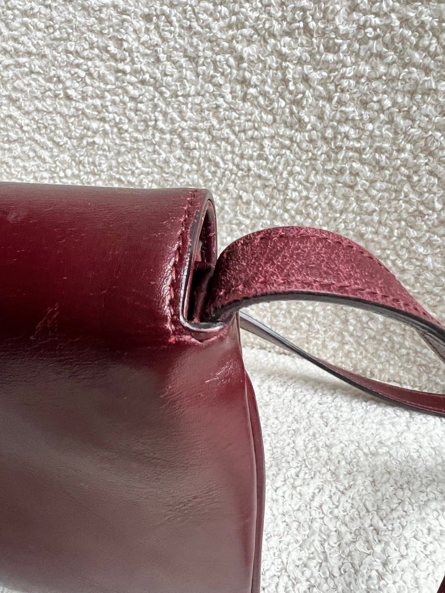 Gucci Burgundy Small Arli Shoulder Bag