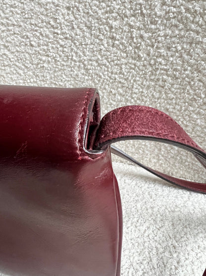Gucci Burgundy Small Arli Shoulder Bag