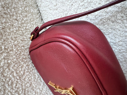 Yves Saint Laurent (YSL) Burgundy Blogger Camera Bag