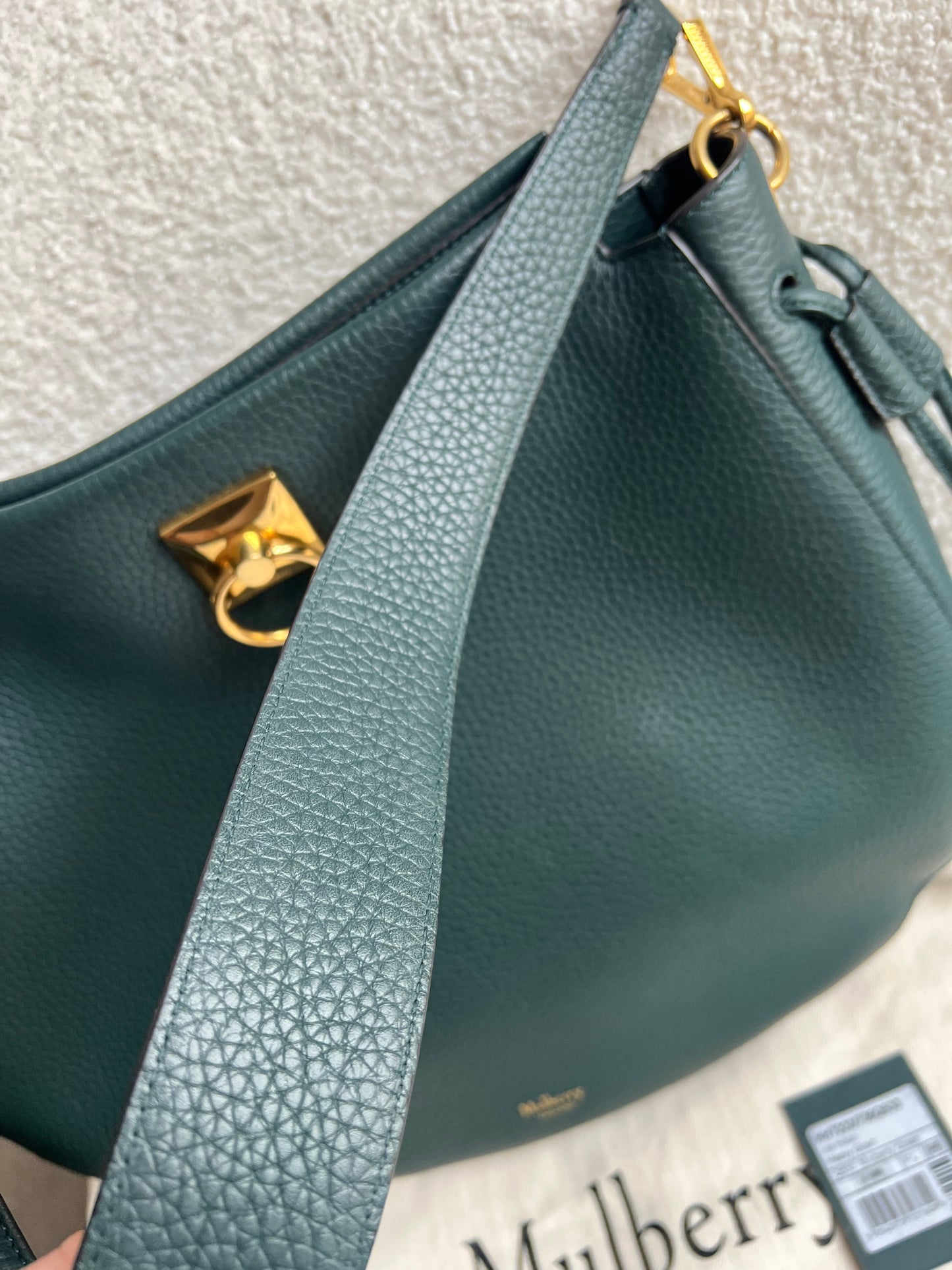 Mulberry Green Iris Hobo (RRP £1,350)