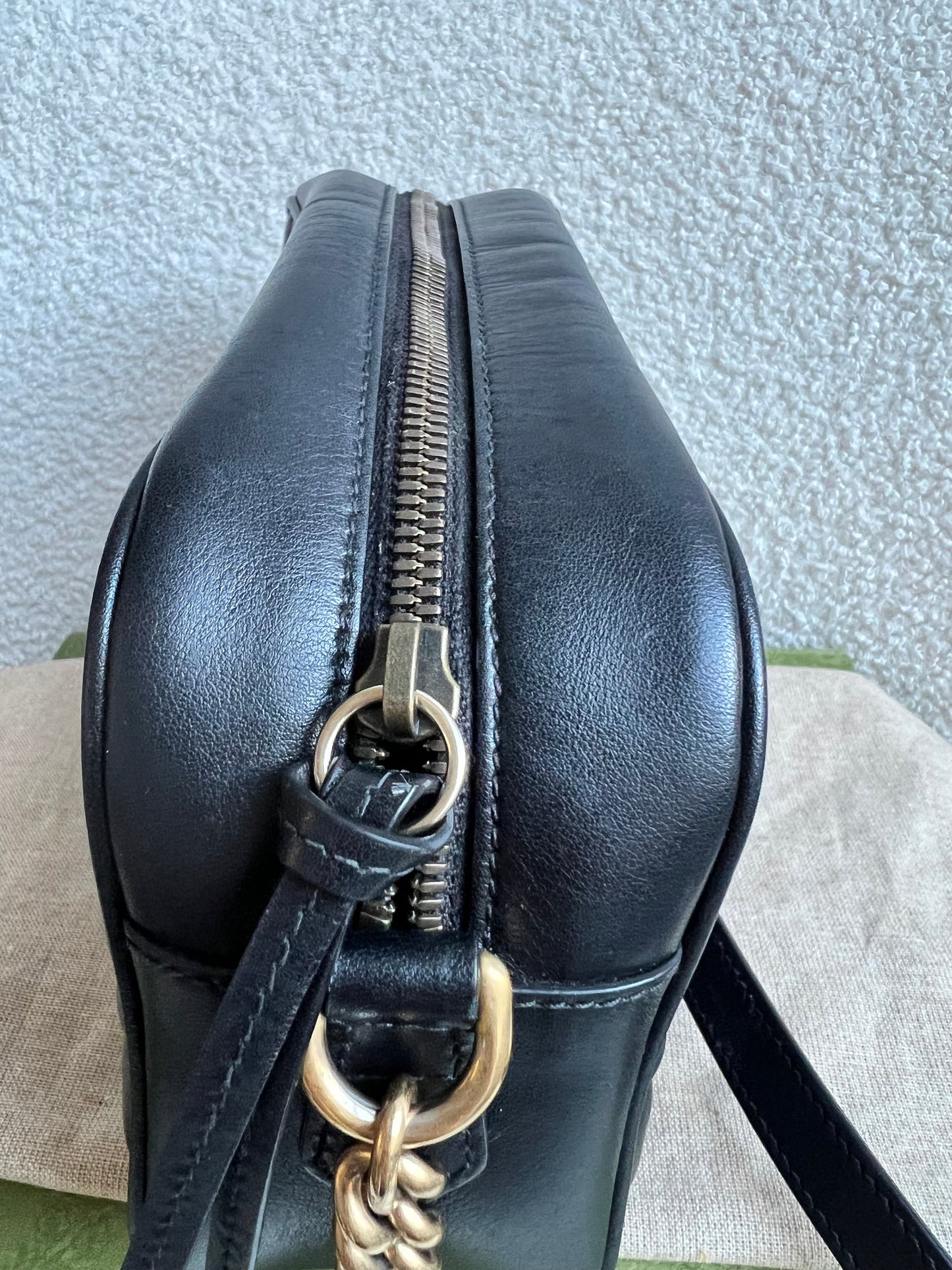 Gucci GG Black Marmont Small Shoulder Bag (RRP £1440)