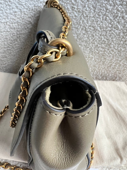 Mulberry Linen Regular Lily with Gold Hardware (RRP £995)