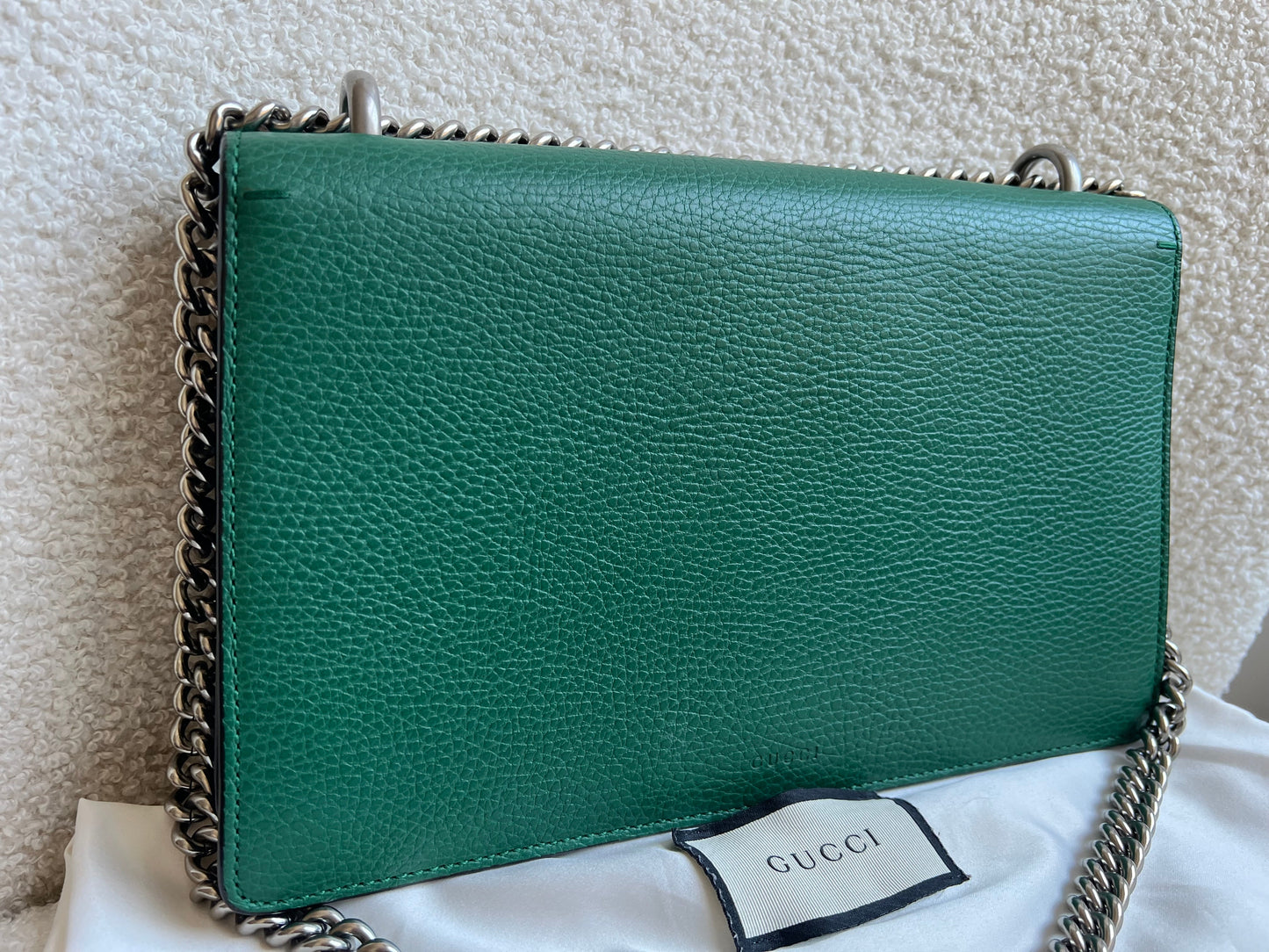 Gucci Dionysus GG Green Small Shoulder Bag (RRP £2,670)