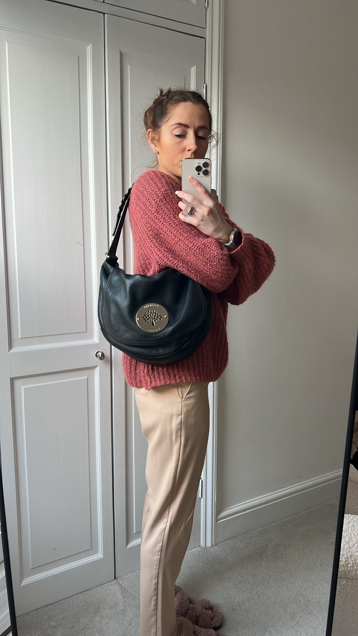 Mulberry Black Daria Satchel (RRP £795)