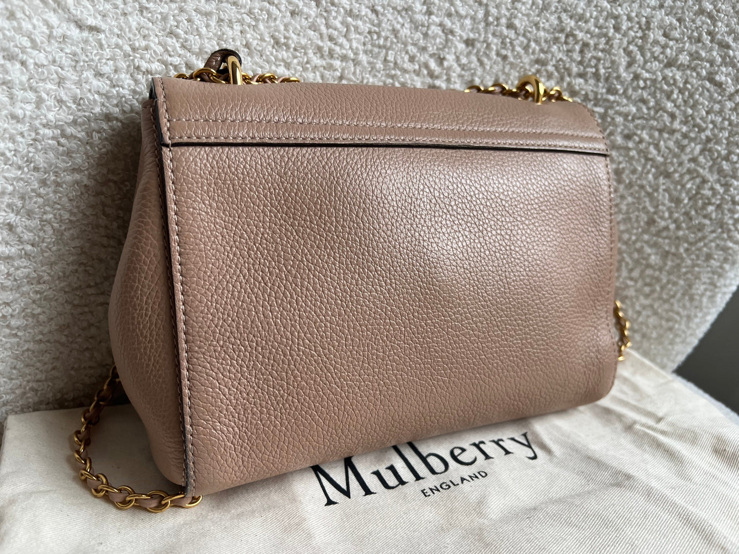 Mulberry Rosewater Regular Lily with Gold Hardware (RRP £995)