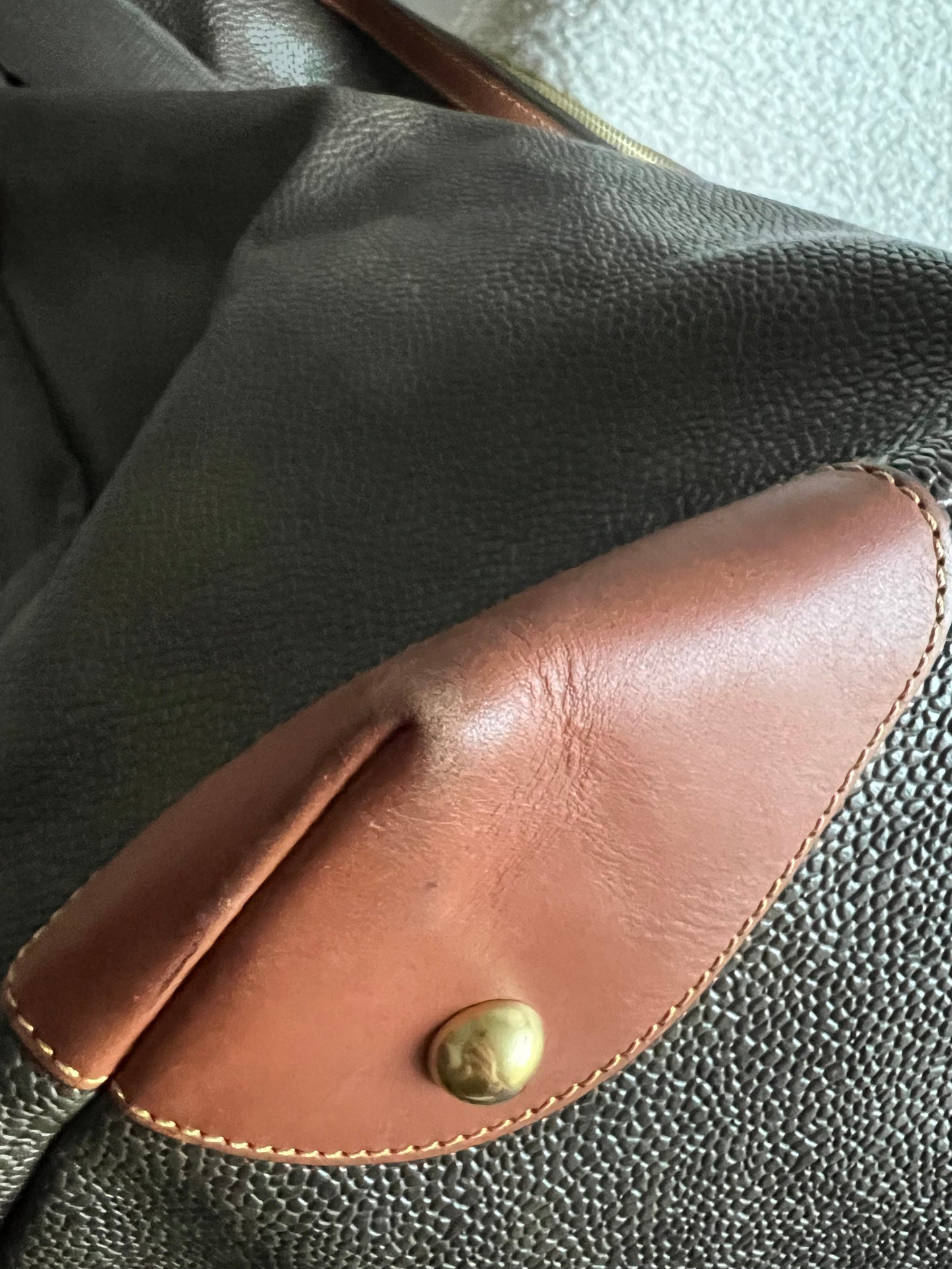Mulberry Large Clipper Bag in Mole Cognac Scotchgrain (RRP £995)