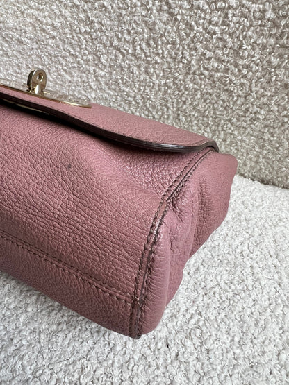 Mulberry Blush Regular Lily with Gold Hardware