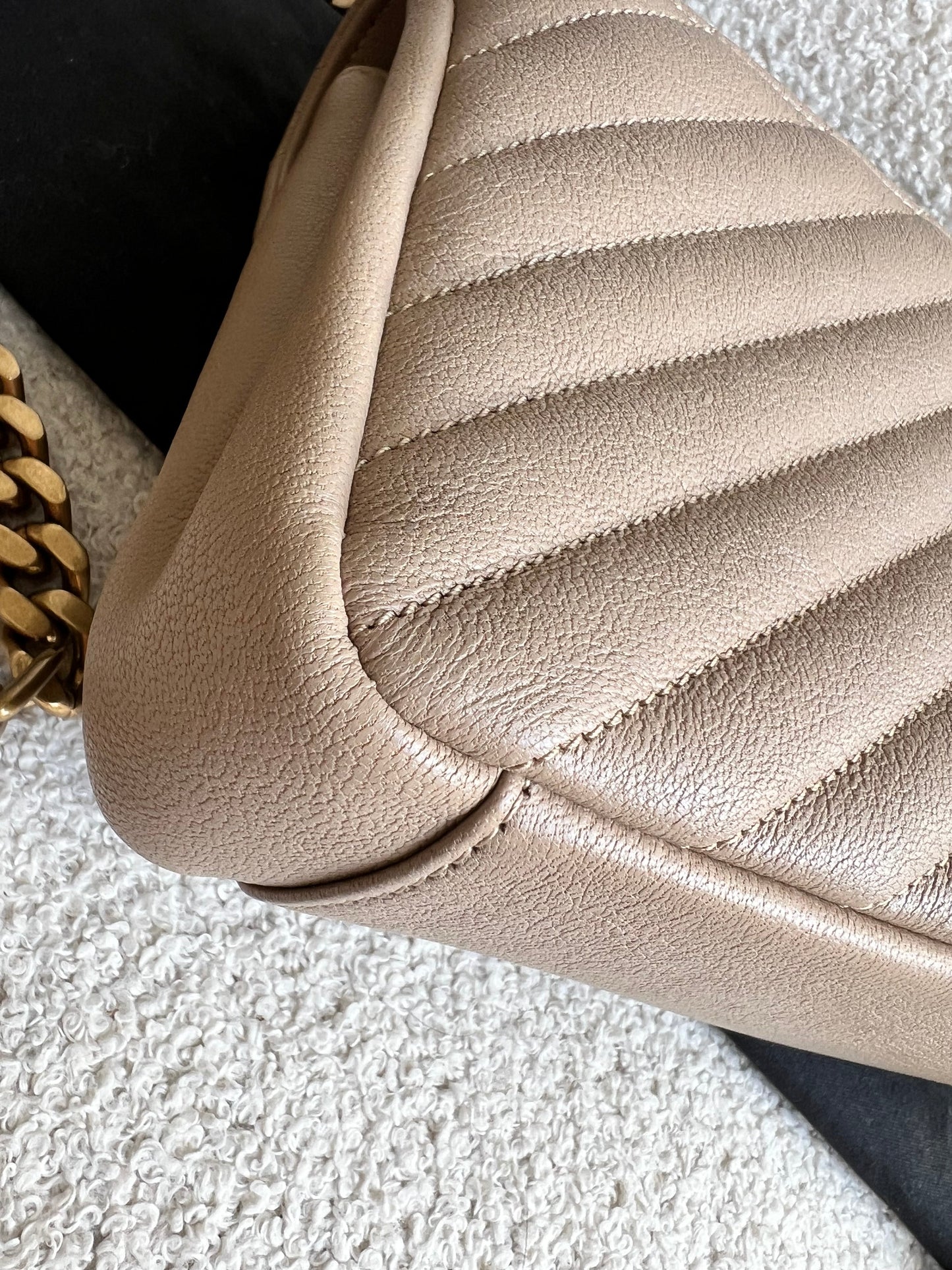 Yves Saint Laurent (YSL) Beige Medium College (£2000)