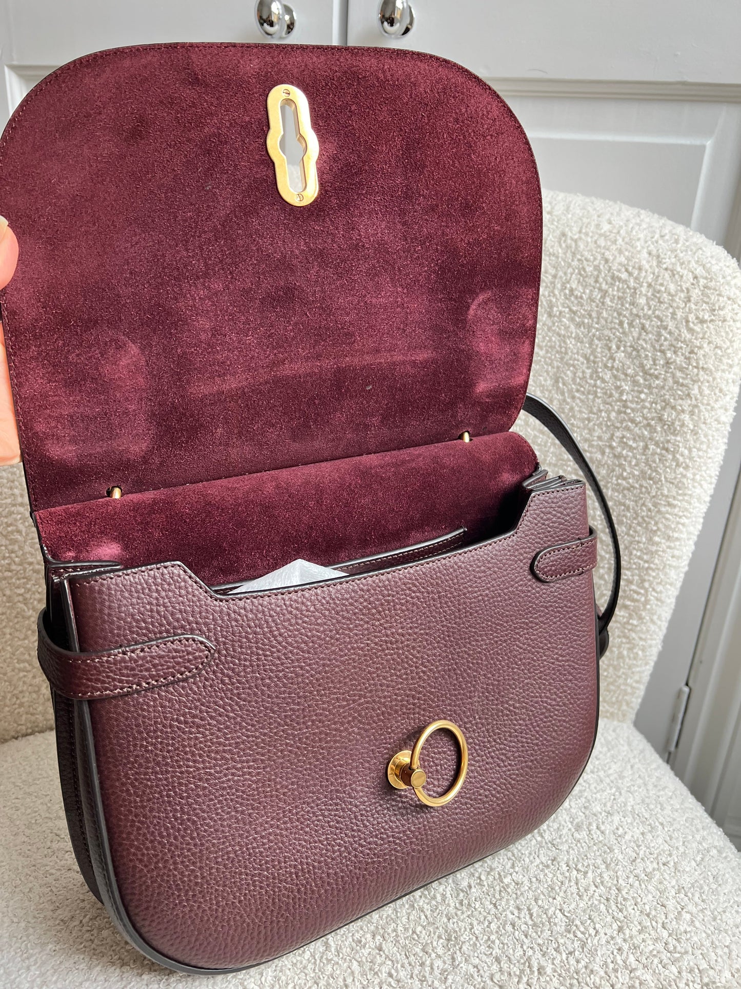 Mulberry Oxblood Amberley Satchel (RRP £1,195)