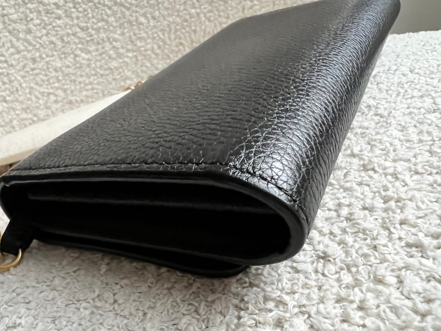 Mulberry Black Continental Chain Clutch Wallet (RRP £425)