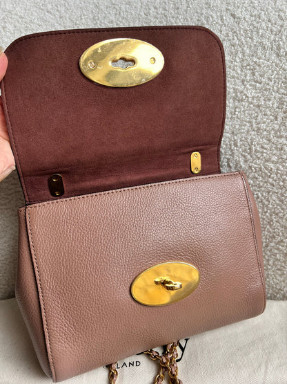 Mulberry Dark Blush Regular Lily with Gold Hardware (RRP £995)