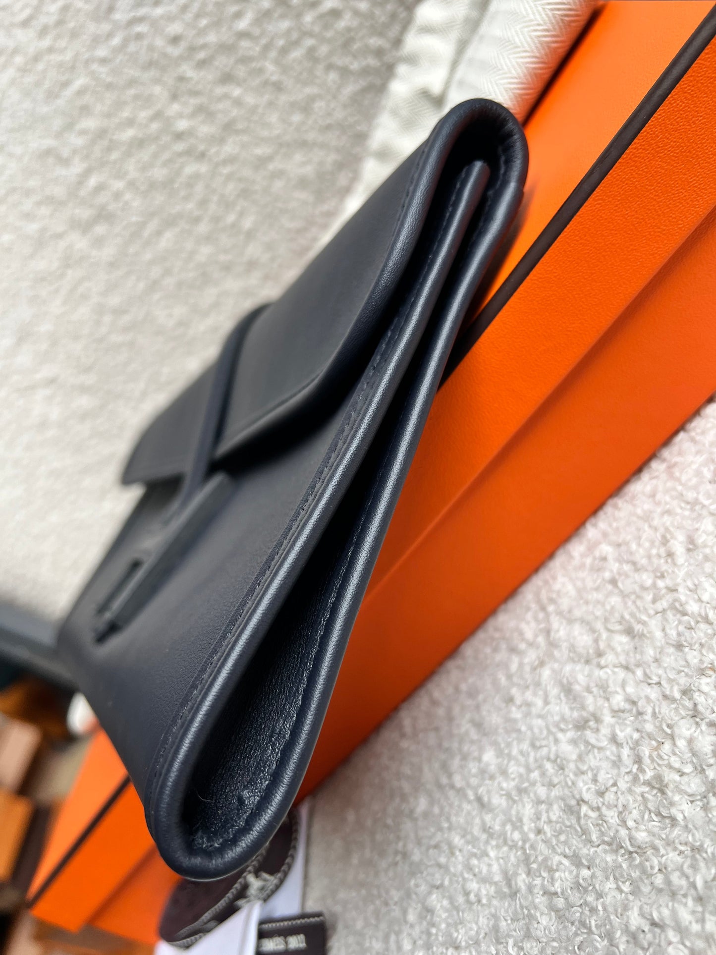 Hermes Jige Elan 29 Clutch in Bleu Nuit (RRP £3360)