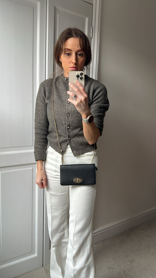 Mulberry Black Bayswater Clutch (RRP £495)