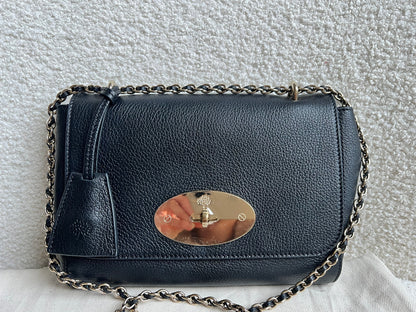 Mulberry Black Regular Lily with Gold Hardware (RRP £995)