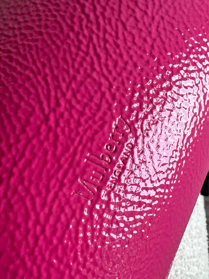 Mulberry Small Spongy Patent Pink Iris