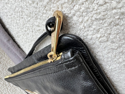 Mulberry Black Daria Clutch (RRP £550)