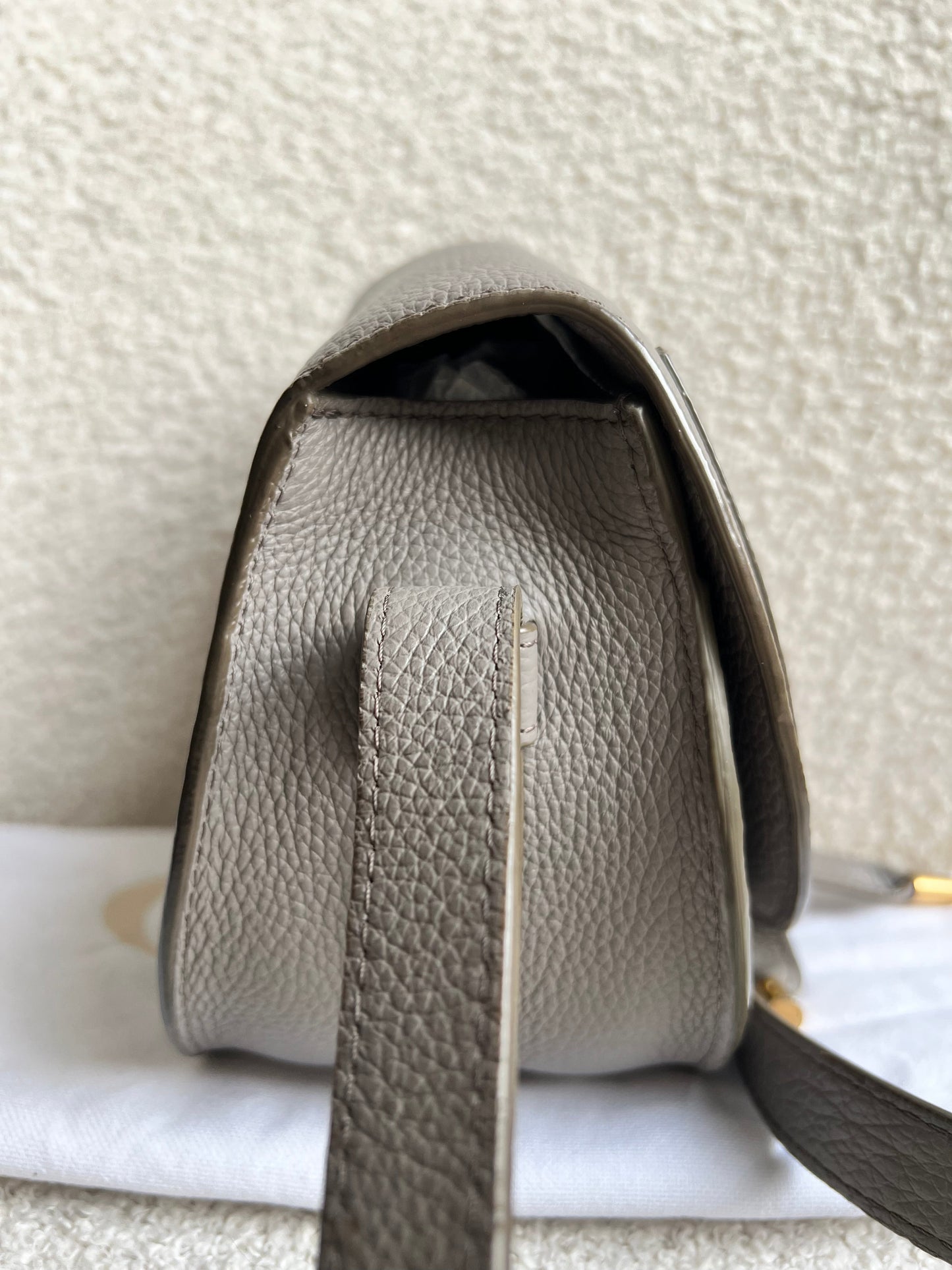 Chloe Small Cashmere Grey Marcie Saddle Bag (RRP £1050)