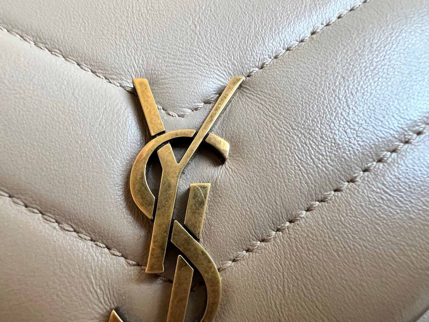 Yves Saint Laurent (YSL) Dark Beige Toy Lou Lou (RRP £1,350)