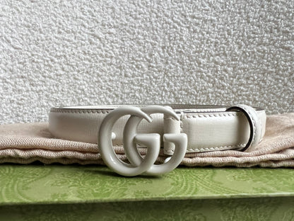Gucci GG Marmont Thin Leather Belt