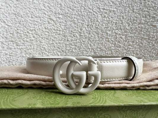 Gucci GG Marmont Thin Leather Belt