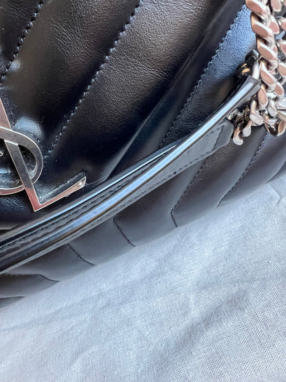 Yves Saint Laurent (YSL) Medium Black Lou Lou (RRP £2,100)