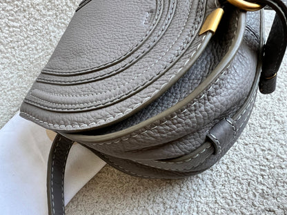 Chloe Small Cashmere Grey Marcie Saddle Bag (RRP £1050)
