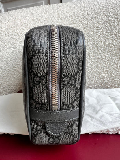 Gucci Grey / Black Supreme Toiletries Bag (RRP £575)