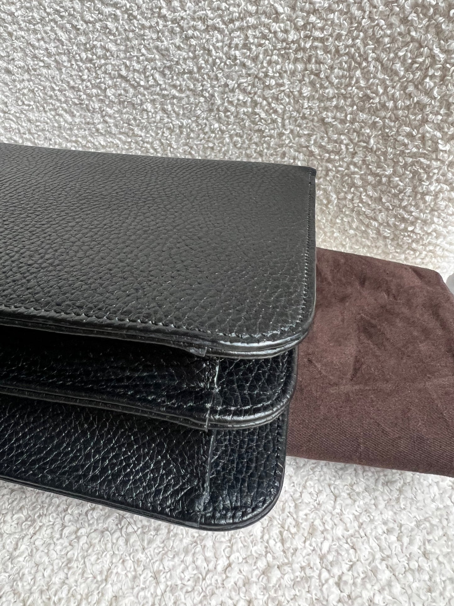 Gucci Interlocking GG Black Medium Shoulder Bag