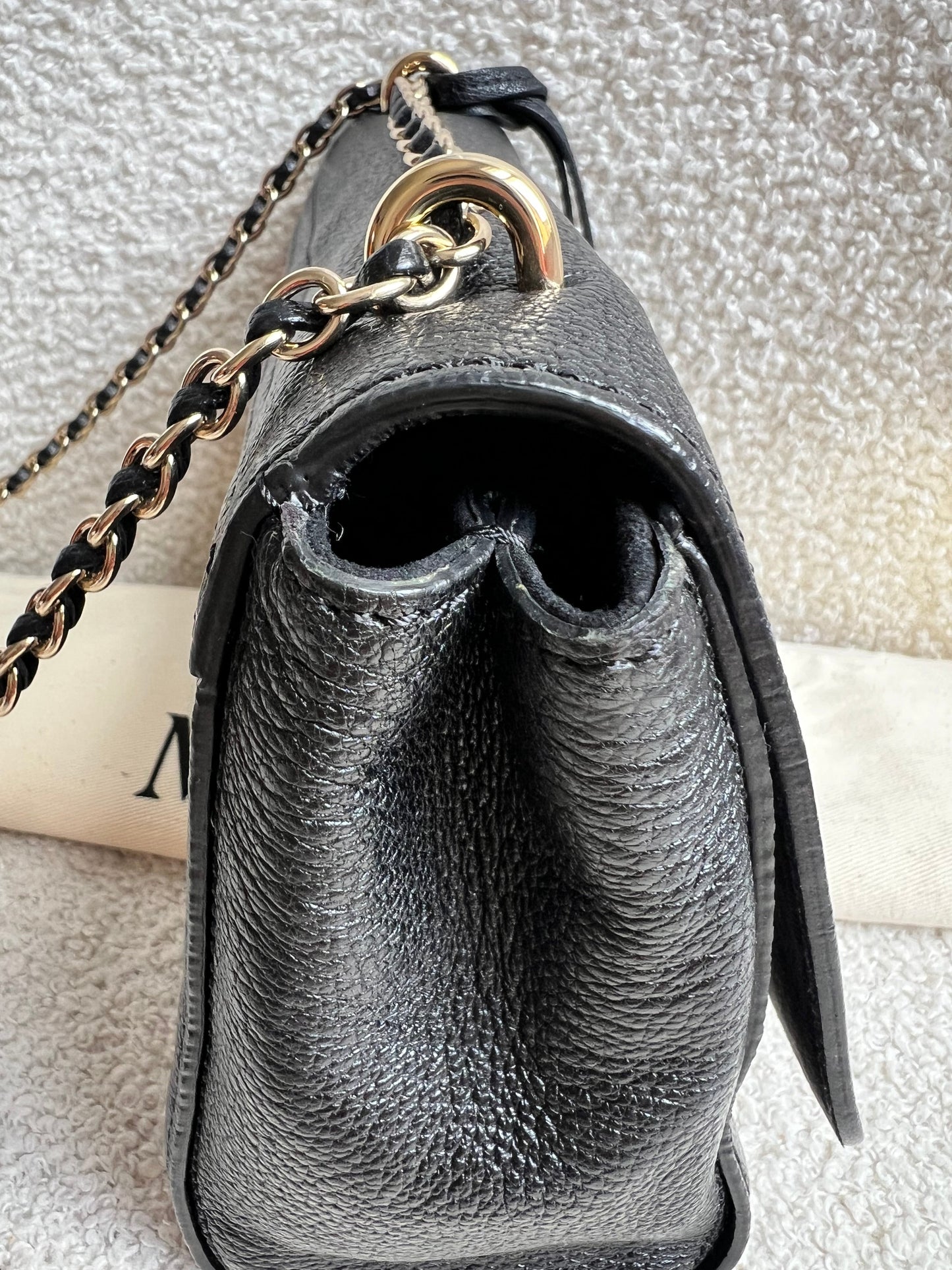 Mulberry Black Regular Lily with Gold Hardware (RRP £995)