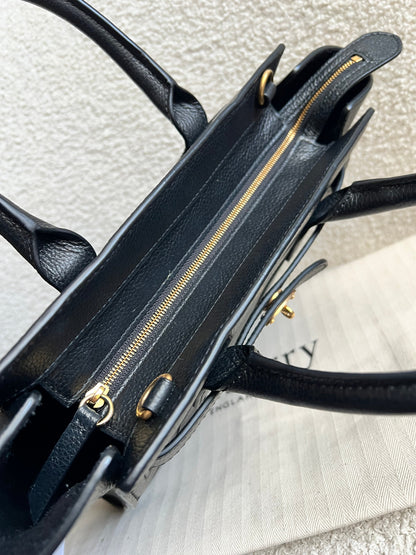 Mulberry Black Mini Zipped Bayswater (RRP £1095)