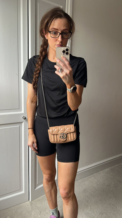Gucci GG Beige Marmont Super Mini Aria Shoulder Bag (RRP £985)