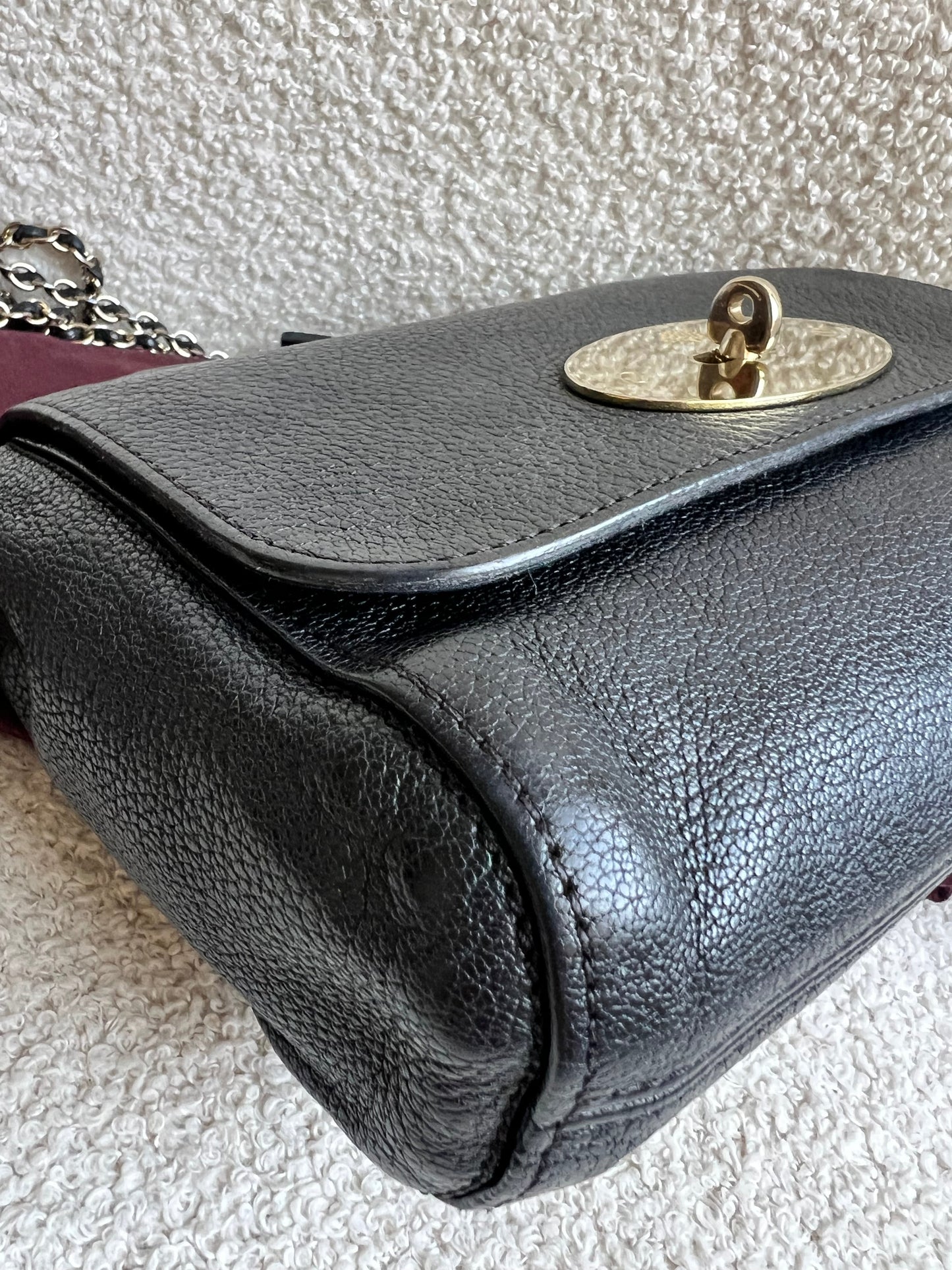 Mulberry Black Regular Lily with Hardware (RRP £995)