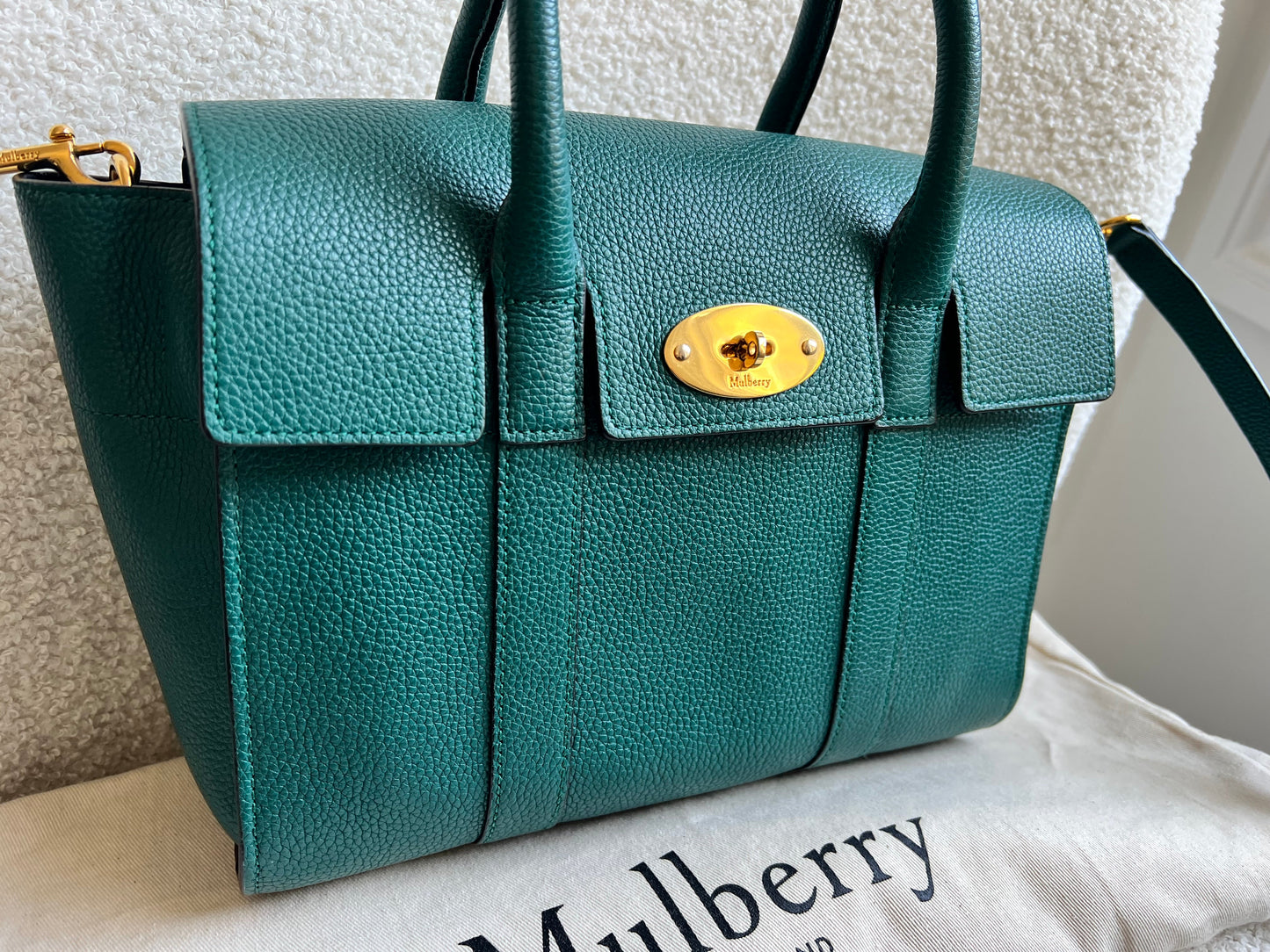 Mulberry Ocean Green Small Bayswater Satchel (RRP £995)
