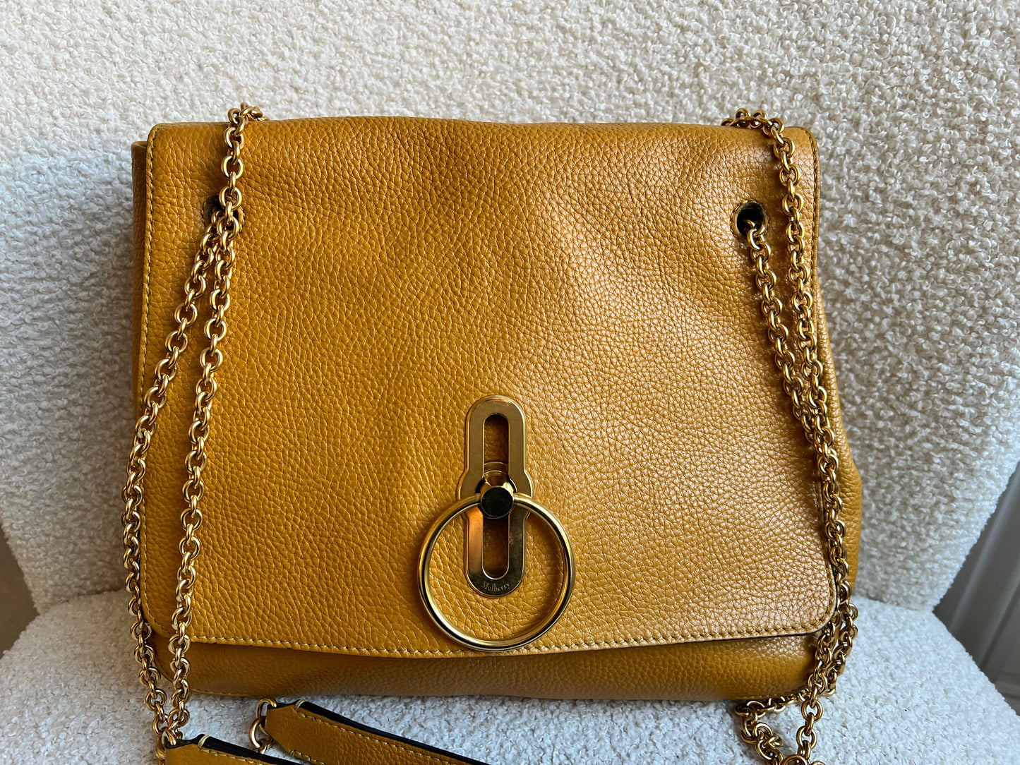 Mulberry Deep Amber Marloes Satchel (RRP £1095)