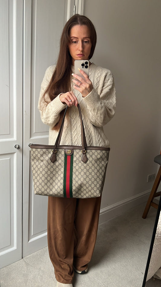 Gucci Ophidia GG Supreme Medium Tote (RRP £1440)
