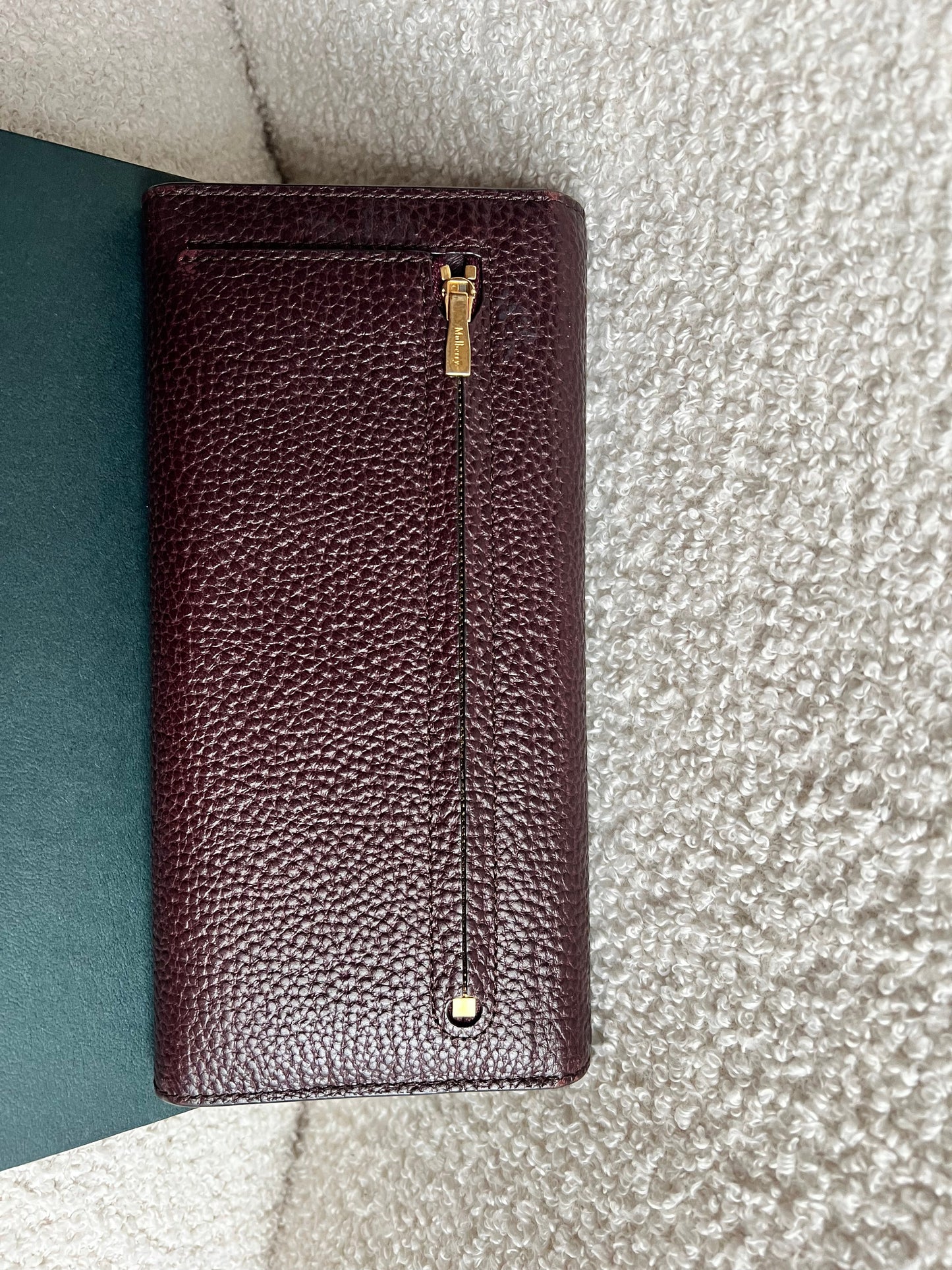 Mulberry Oxblood Continental Wallet (RRP £375)