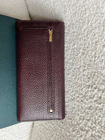 Mulberry Oxblood Continental Wallet (RRP £375)