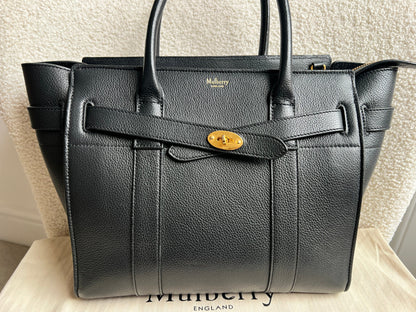 Mulberry Black Small Zipped Bayswater (RRP £1,245)