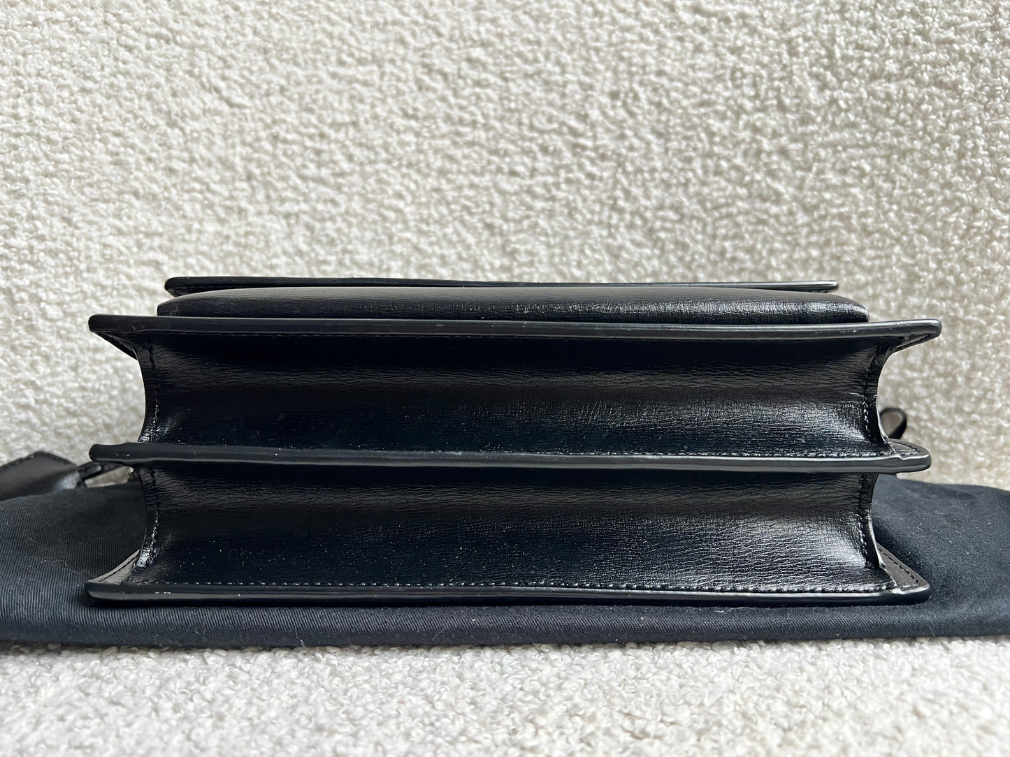 Yves Saint Laurent (YSL) Black Medium Sunset with Silver Hardware (RRP £1,950)