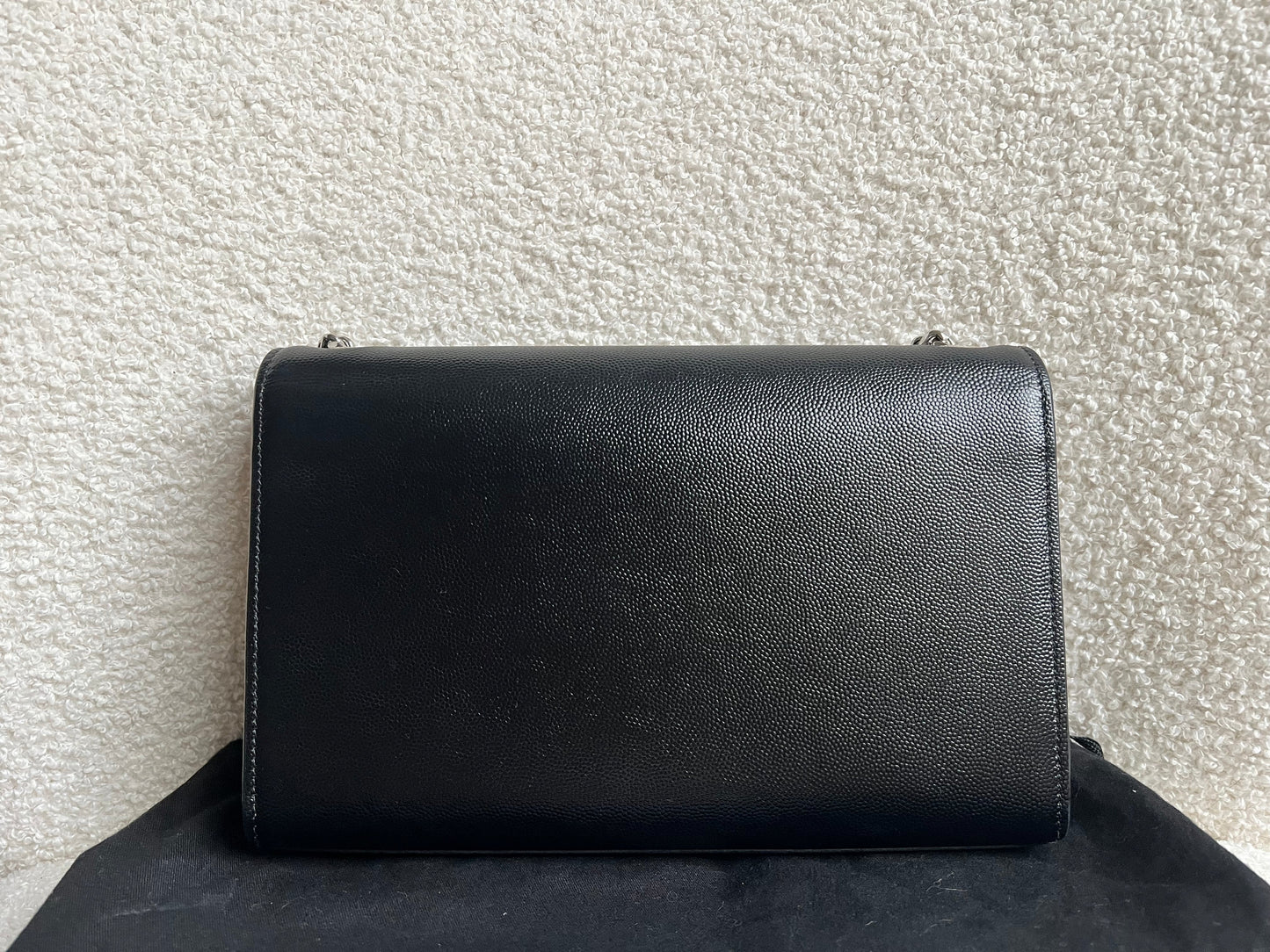 Yves Saint Laurent (YSL) Black Medium Kate with Silver Hardware (RRP £1730)