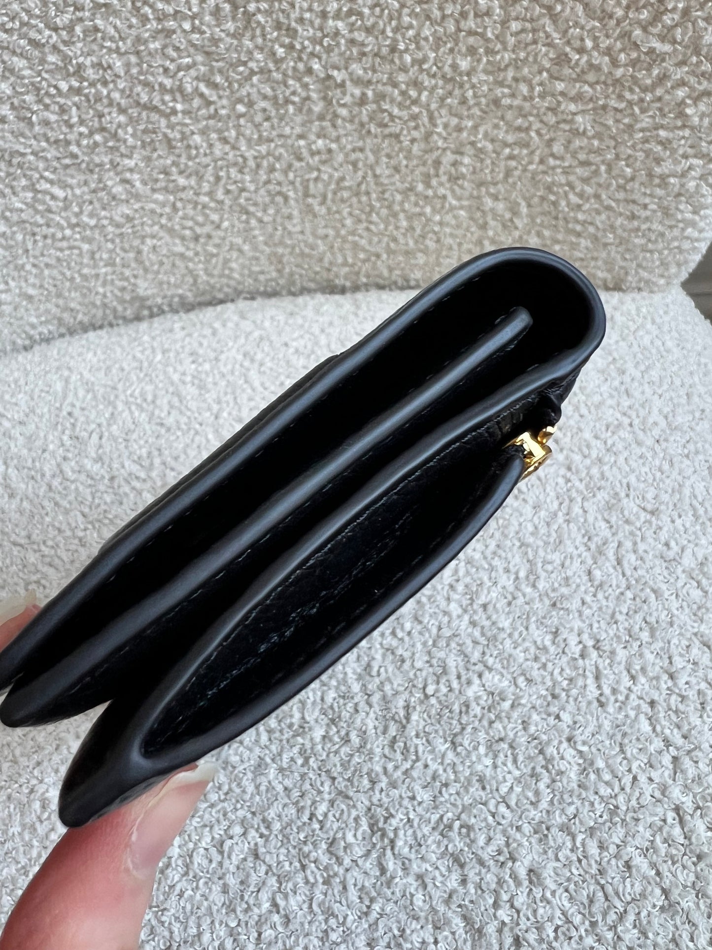 Mulberry Black Sadie Continental Wallet