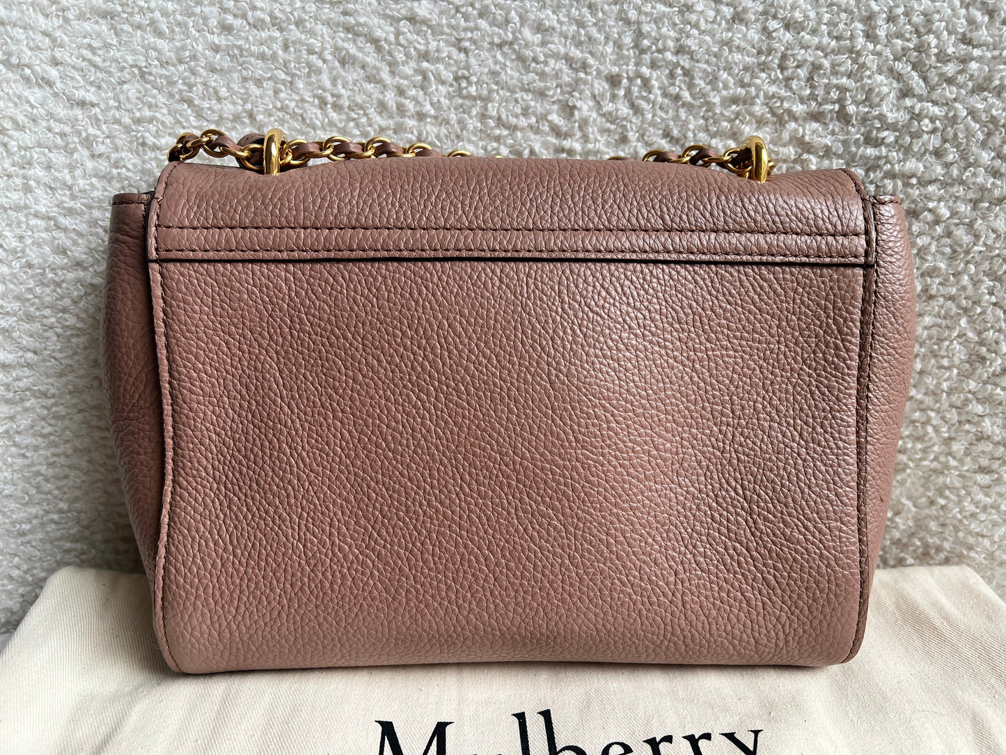 Mulberry Dark Blush Regular Lily with Gold Hardware (RRP £995)