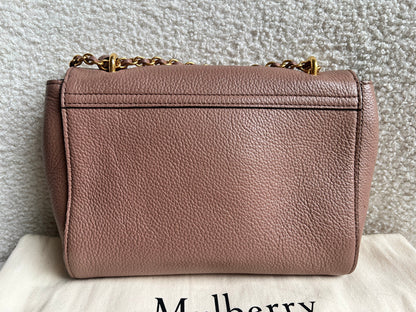 Mulberry Dark Blush Regular Lily with Gold Hardware (RRP £995)