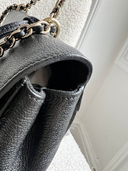 Mulberry Black Medium Lily with Gold Hardware (RRP £1195)