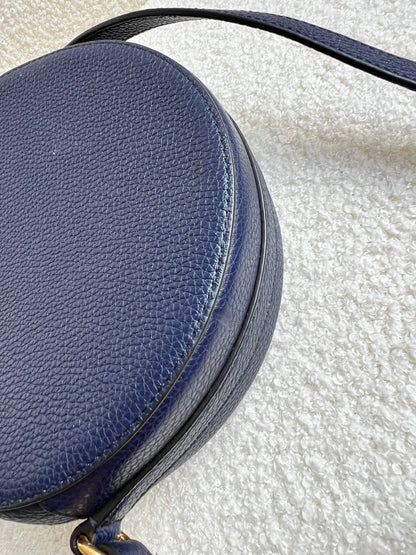 Mulberry Union Jack Midnight Darley Round Shoulder Clutch